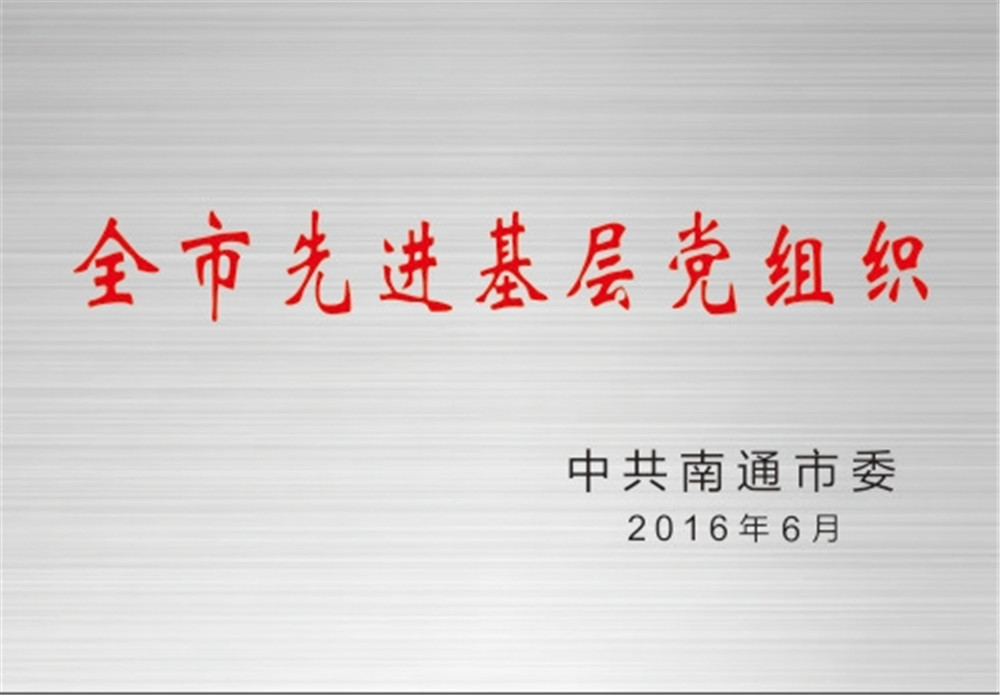 南通市先进基层党组织